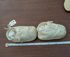 Victorian Edwardian Baby Shoe Bootie Lot Embroidered Wool Display Dolls Bears