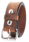 Men s Genuine Buffalo Leather Belt Heavy Duty Work 1 25 Made In America By Amish