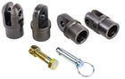 Jegs 64462 Swing Out Door Bar Kit Diameter  1 5 8 In  Dom Steel  0 120 In  Wall