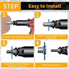 200pcs Metric Rivet Nut Kit M3 M4 M5 M6 M8 Rivnut Threaded Insert Assortment   