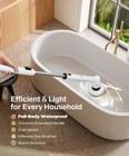 Lyrifine Electric Spin Scrubber  Ipx7 Waterproof  Long Handle  2 Speed