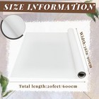 36 Inch X 20 Feet Double Primed Cotton Canvas Large White Canvas Roll For Oil An