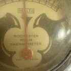 Rochester Railroad Thermometer Central Pacific Rr Red Back Vintage Original