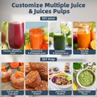 1000w Electric Juicer Fruit Vegetable Blender Juice Extractor Citrus Machine C2
