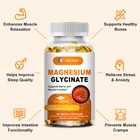 New Magnesium Glycinate 400mg-120 Capsules For Sleep stress Relief Support Bone