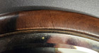 Vintage Hand Held Beveled Mirror-7 1 2 X 13 1 4 -ebony Made