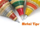 3 Pack Mexican Trompo Spinning Top Wooden Pirinola Jugete De Madera Mexicano