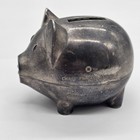 Chase Bank Piggy Bank Private Client Vintage Metal Money Coin Storage