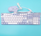 Gaming Keyboard And Mouse Combo  K1 Rgb Led Backlit Keyboard With 104 Key Comput