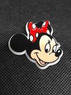 Walt Disney Minnie Mouse Pinbacks Pins Buttons Vintage Plastic Polka Dot Bow