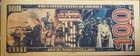 Star Wars Darth Vader Novelty Gold Foil Hundred Dollar Bill 1 Pc