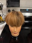 Cosmetology Mannequin Head Human Hair Highlight Color