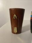 Set Of 6 Vtg Mid Century Anodized Cups With Case Peacock Ware Stokes Melbourne