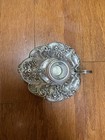 Gorham Sterling Silver Floral Repousse Chamberstick   324