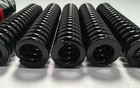 Compression Springs   0 243  Wire X 1 22  Od X 6  Long   Lot Of 4 Pcs   Blackd01