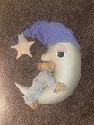 Large Crescent Moon Teddy Bearbaby Nursery Hanging Pillowsimplystuffit 21 x17 