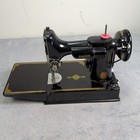 Vintage 1952 Singer 221-1 Featherweight Sewing Machine With Case Tested Works