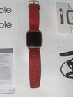 Pebble Time Steel Gold Case Stainless Band Smart Watch  excellent Condition 
