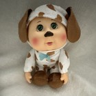 Cabbage Patch Kids Cuties Puppy Dog Baby Plush Doll 2019 Spotted Dog Green Eyes