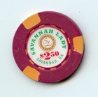 2 50 Chip From The Savannah Lady Cruise Ship Savannah Georgia