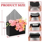 6pcs Mother s Day Floral Envelope Box Empty Flower Stripe Paper Box Florist Bou 
