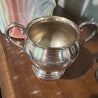 Fb Rogers Silver Co Creamer And Sugar Bowl In Silver On Copper
