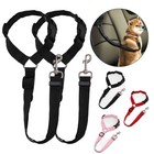 2 Pack Cat Dog Pet Safety Seatbelt Car Vehicle Seat Belt Adjustable Harness Lead