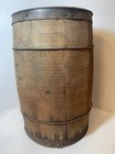 Vintage Antique Rustic Sturdy Wooden Nail Barrel Keg Farmhouse Cowboy Decor 17 