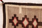 Antique Crystal Navajo Rug Textile Native Americanindian Weaving 39x18 Vintage