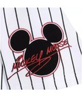 Disneyland Parks Mickey Mouse Pinstripe Baseball Jersey Shirt Top Great Gift