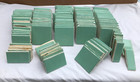 Vtg 143 American Jadeite Green Ceramic Bathroom Tiles Arts   Crafts Old 756-25b