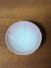 Chinese Porcelain Brush Washer Dish Pink Blue Matte Glaze 3in  2