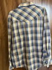 Vintage Envoy Authentic Western Pearl Snap Long Sleeve Shirt Mens Size Med 16 35