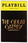 Jeremy Jordan  the Great Gatsby  Eva Noblezada 2025 Broadway Playbill And Flyers