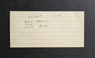 Jack Lelivelt Signed Vintage Rare Baseball Index Card Cut 1885-1941 Yankees Etc