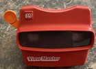 Vintage Red View-master 3d Viewer   18 Reels Disney Sesame Street Mickey Mouse  