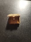 Antique Brass Rosary Bible Box