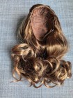American Girl Lila Wig A Golden Brown Curly Hair Doll Custom Replacement