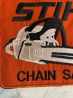 Vintage Original Stihl Chain Saws Embroidered Patch Single Stitch  6 1 2  X 8 