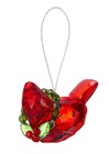 Ganz Crystal Expressions Hanging Merry Cardinal Ornament Figurine 2 1 2  X 1 3 4