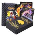 New Foil Black Pack 55 Cards Tcg Gx Vmax Gx Card Charizard Rare Pokemon Card