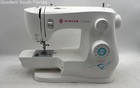 Singer Simple Model 3337 White Side Dials Sewing Machine Untested No Pedal