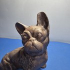 Vintage Cast Iron French Bulldog Doorstop Statue Figurine Heavy 5lb 4oz Read