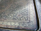 Antique Vintage Indian Middle Eastern Persian Brass Hand Etched Serving Tray