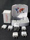 Brookstone Dual Wattage Converter Kit  6 Adapter Plugs  Travel Box