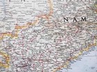 Map Of 1967 Vietnam   Surrounding Areas  18  X 12  Nice Display Size   Gift Idea