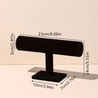 T Bar Bracelet Display Stand Jewelry Watch Holder Organizer Rack Black Velvet