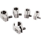 Billet Specialties 65510  Set Of 4 Aluminum Billet Line Clamps 1 2in 4pcs Perfor