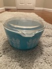 Vintage Pyrex Amish Butterprint  473 Casserole Dish  1 Quart  W  Lid