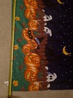 Vintage Avon Halloween Tablecloth 57    X 82    Peak-a-boo Ghost Jack O Lantern
